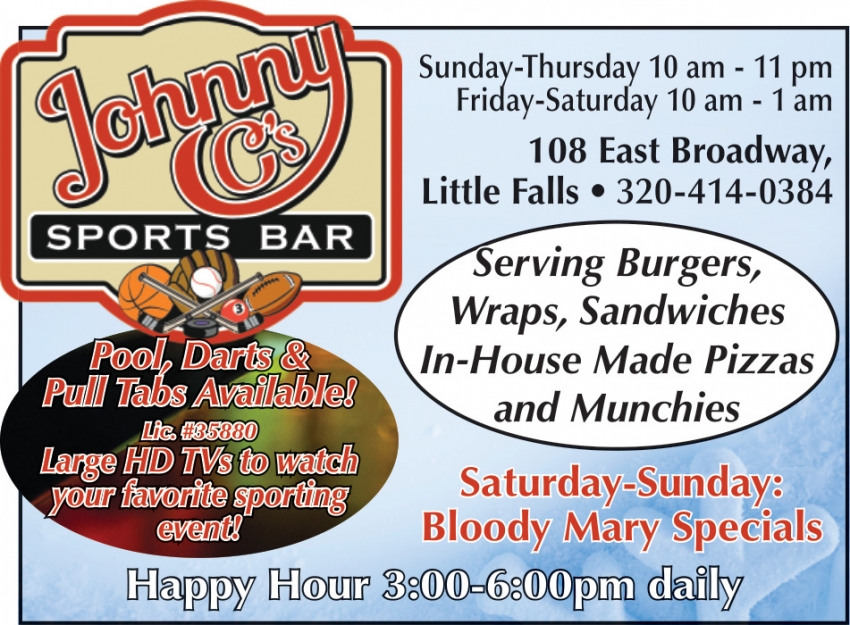 Johnny C'S Sports Bar Inc 