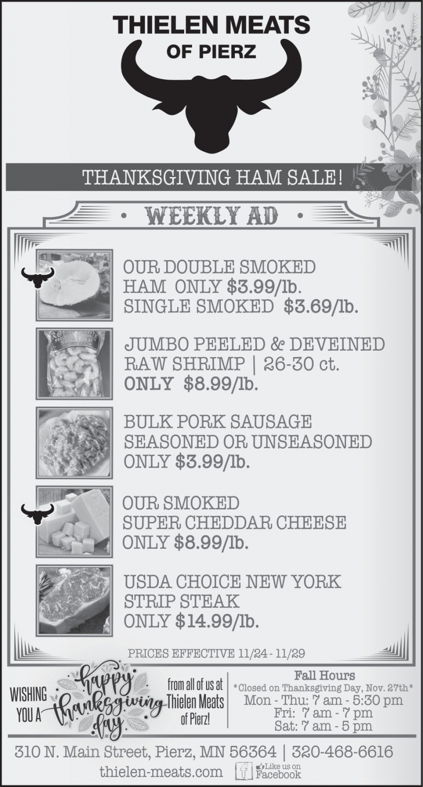 Thielen Meats Of Pierz