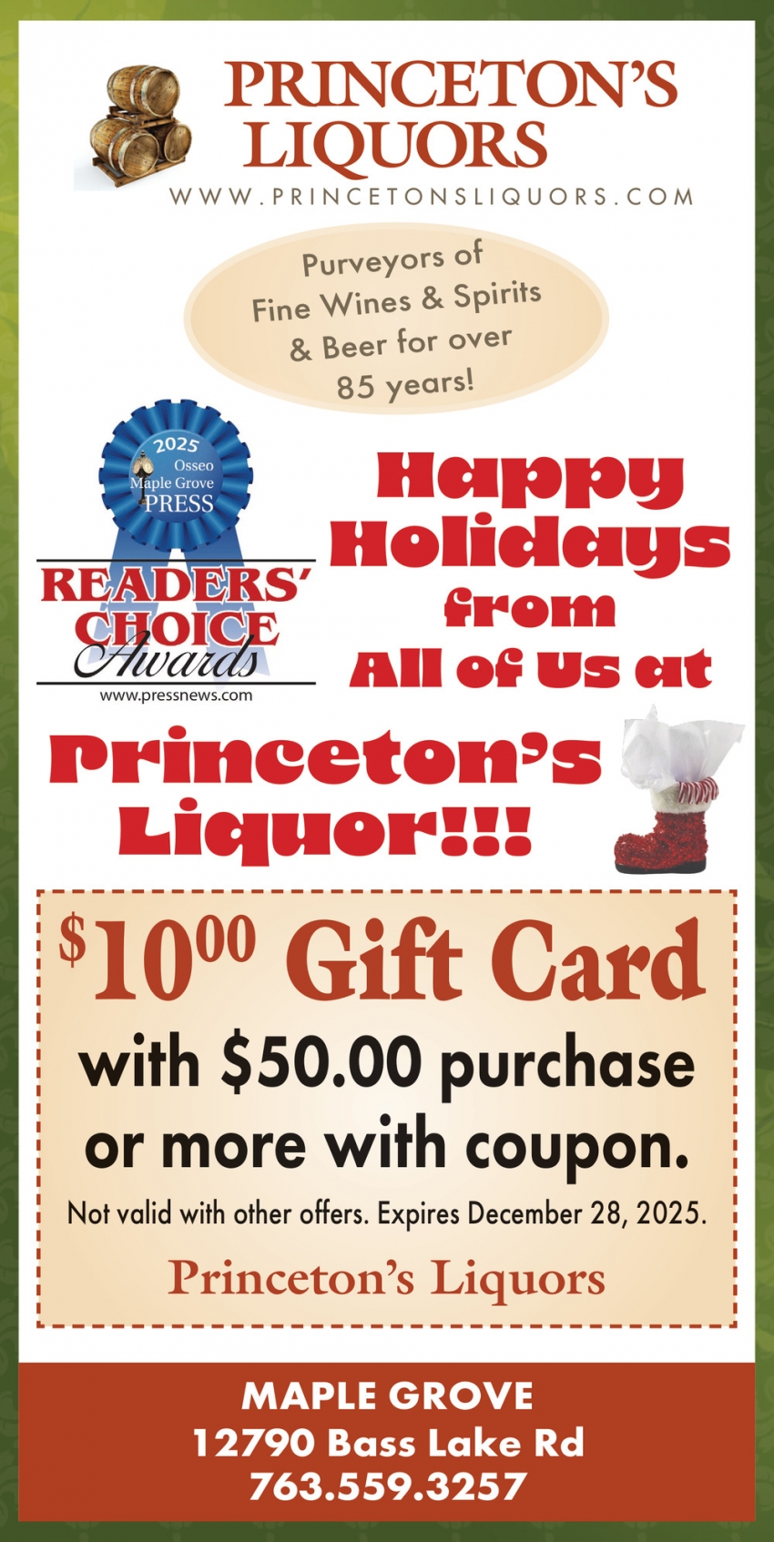 Princeton's Liquors
