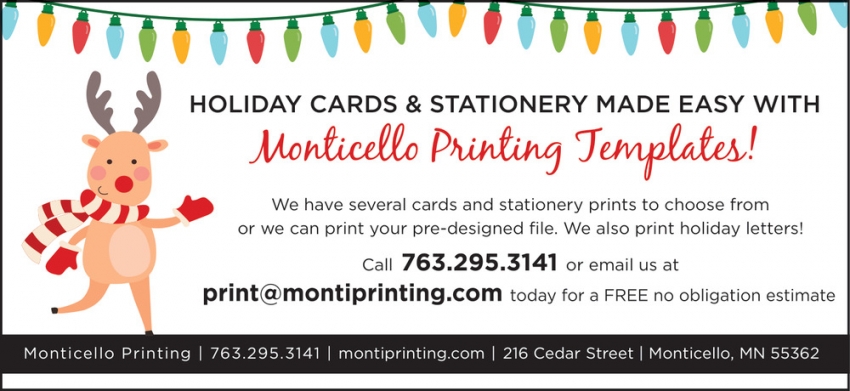 Monticello Printing, Inc