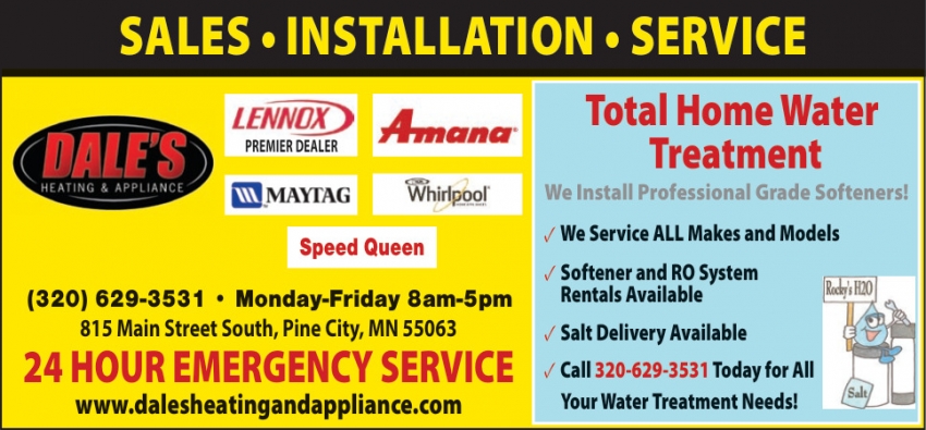 Dale's Heating & Appliance