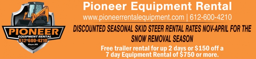 Pioneer Equipment Rental