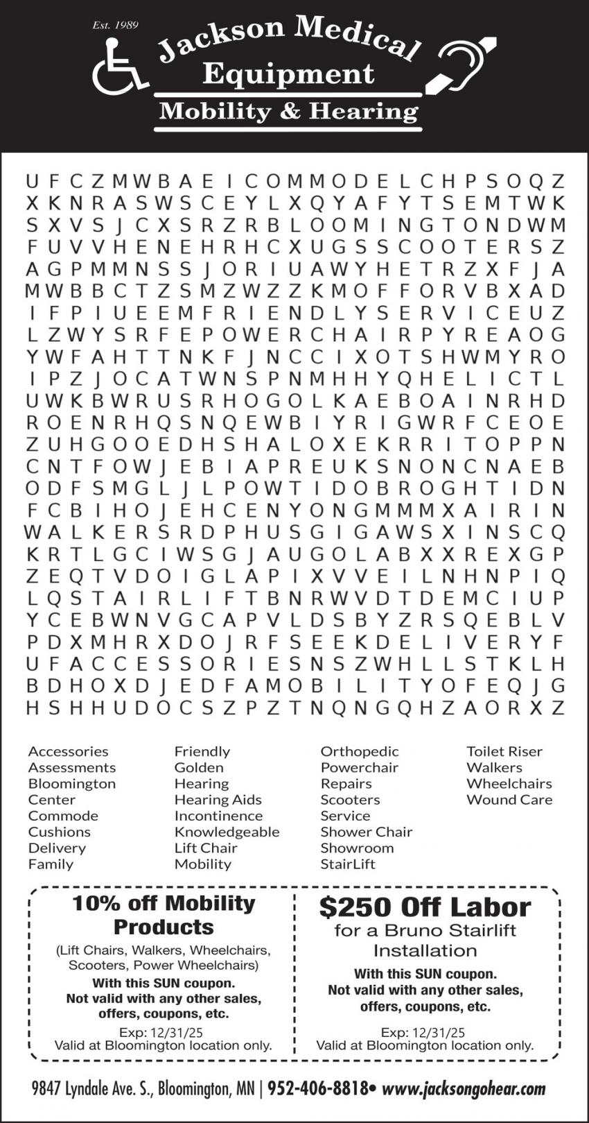 Jackson Medical Equipment Mobility & Hearing