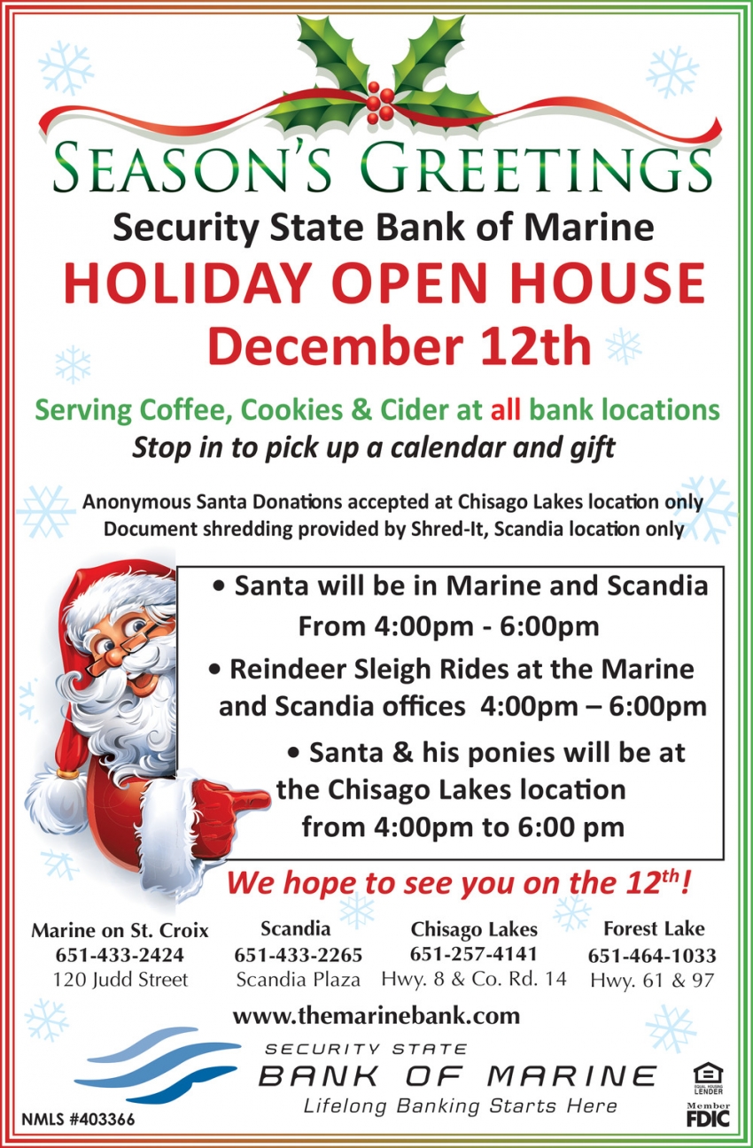 Security State Bank Of Marine