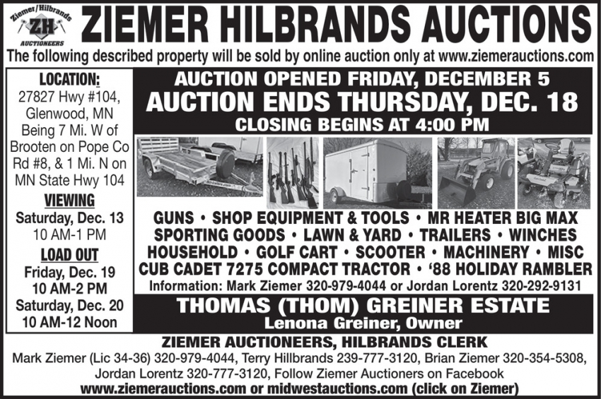 Ziemer Auctioneers