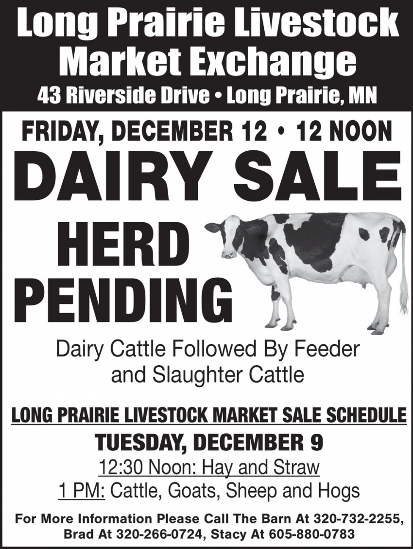 Long Prairie Livestock Auction Market Exchange