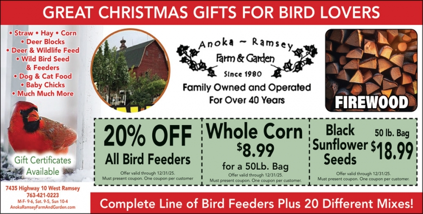 Anoka Ramsey Farm & Garden