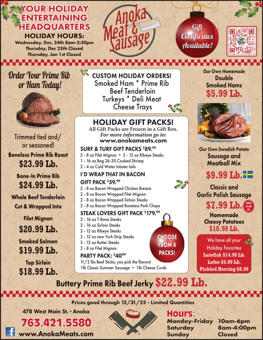 Anoka Meat & Sausages