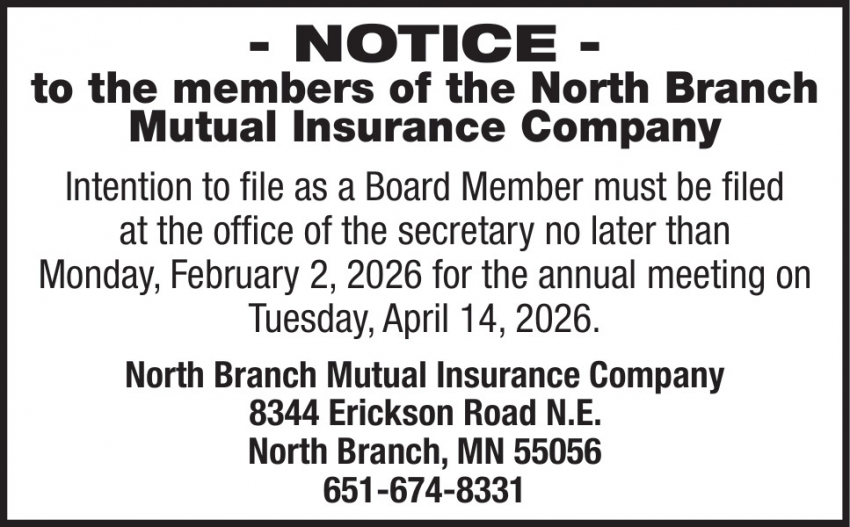 North Branch Mutual Insurance Company
