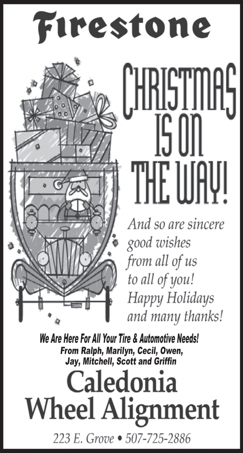 Caledonia Wheel Alignment