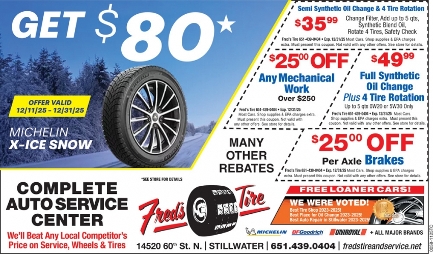 Fred's Tire Co.