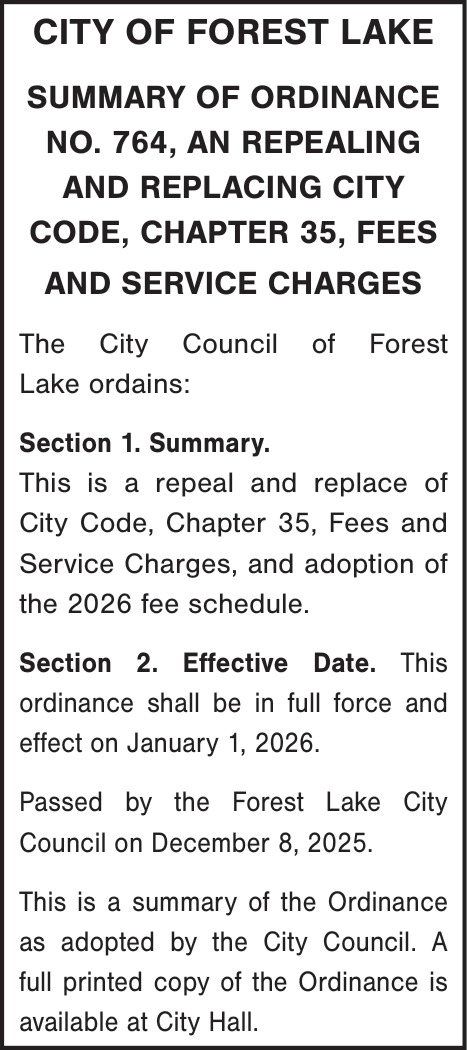 City Of Forest Lake