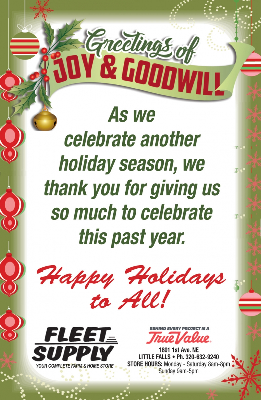 Fleet Supply - Little Falls