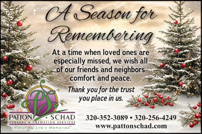 Patton Schad Funeral Service
