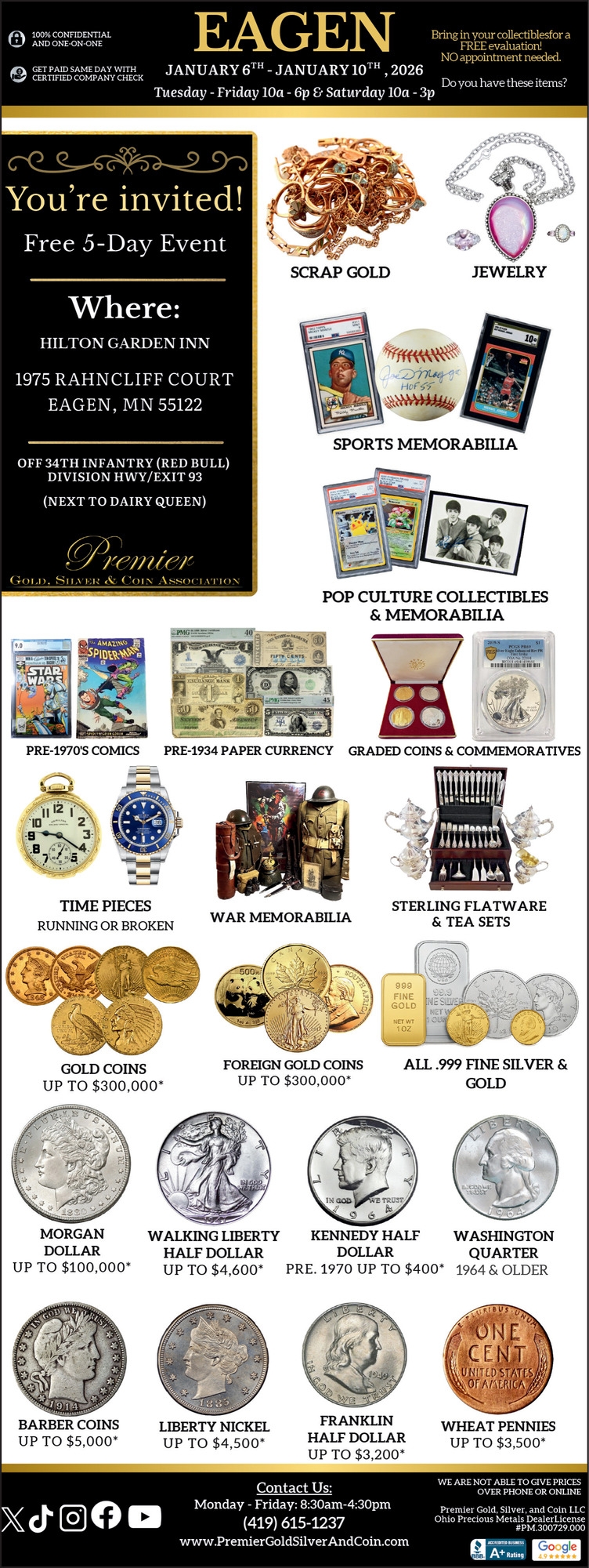 Premier Gold Silver And Coin