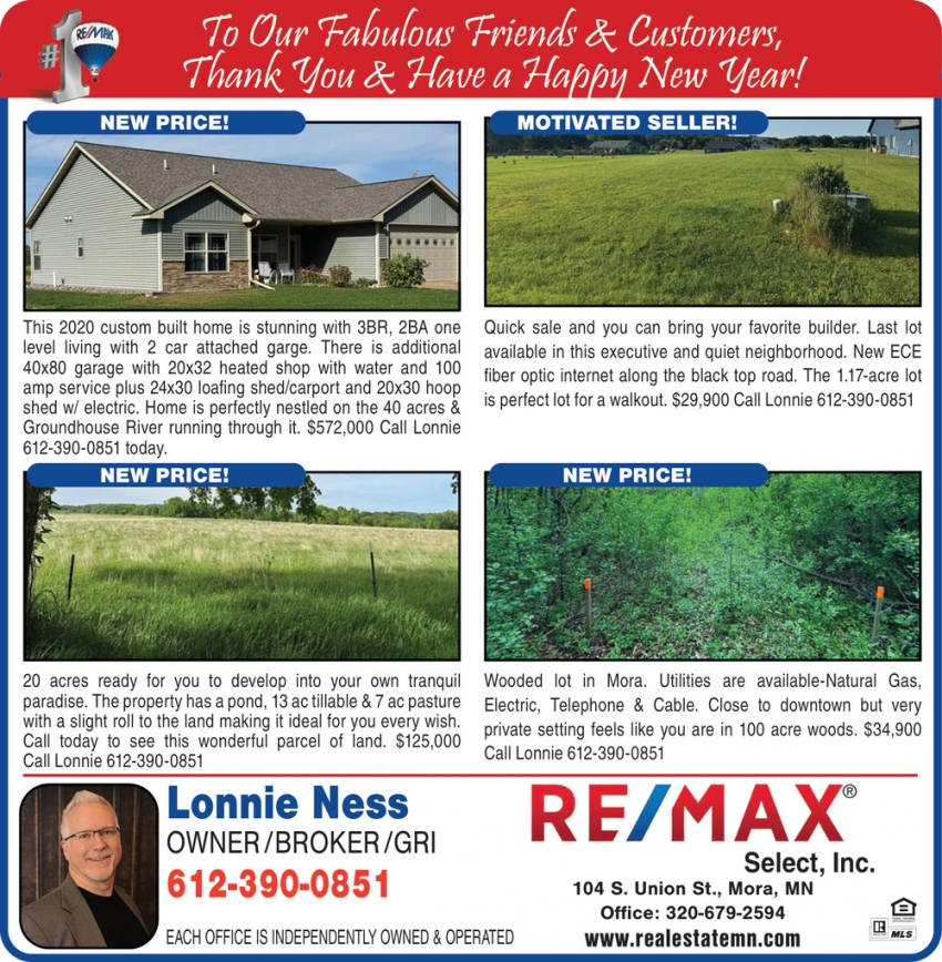 Lonnie Ness - Re/Max Select, Inc
