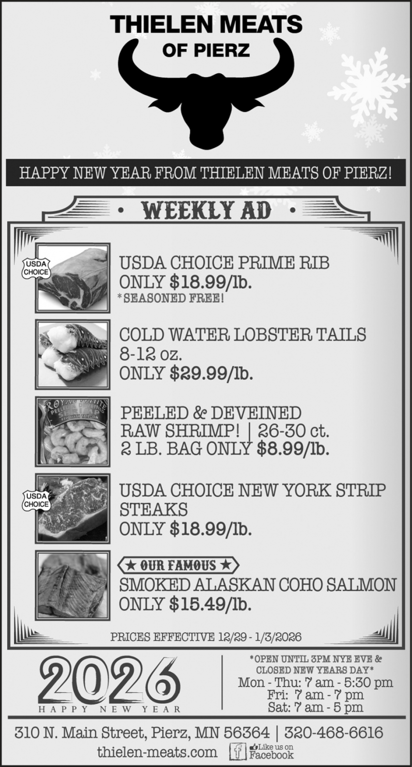 Thielen Meats Of Pierz