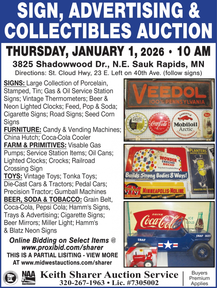 Keith Sharer Auction Service