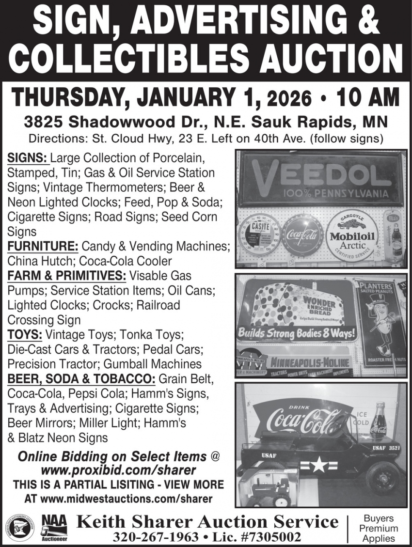 Keith Sharer Auction Service