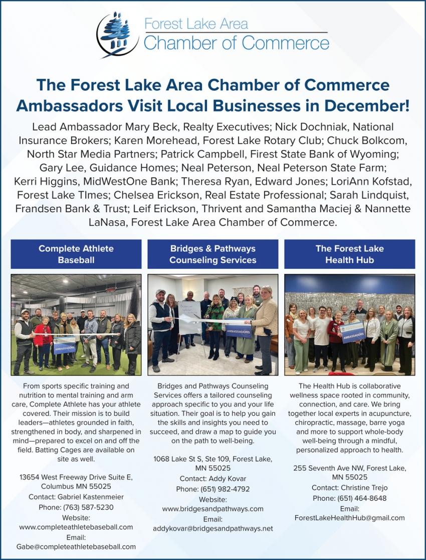 Forest Lake Area Chamber of Commerce
