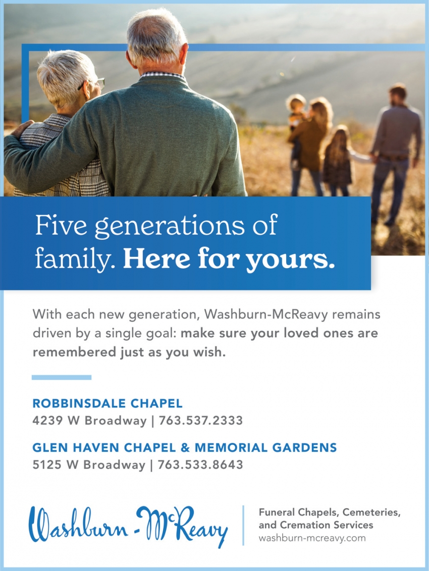 Washburn-McReavy - Robbinsdale Chapel, Glen Heaven Chapel