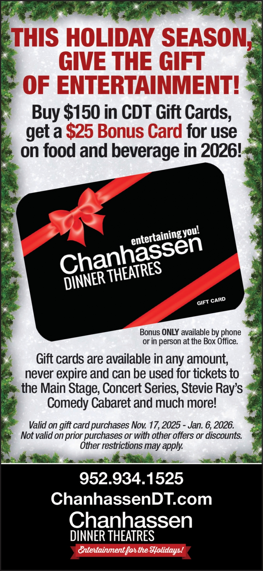 Chanhassen Dinner Theatres