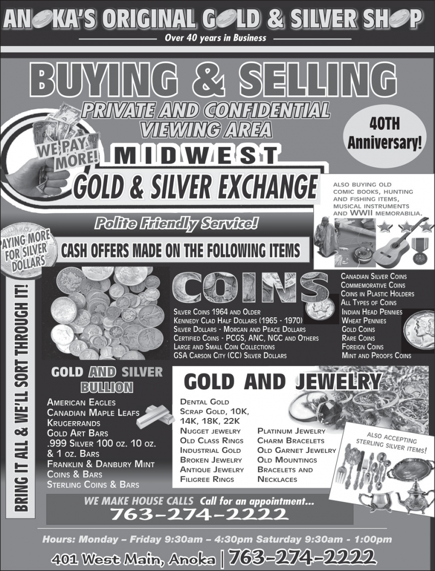 Anoka's Original Gold & Silver Shop 