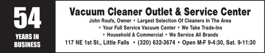 Vacuum Cleaner Outlet & Service Center