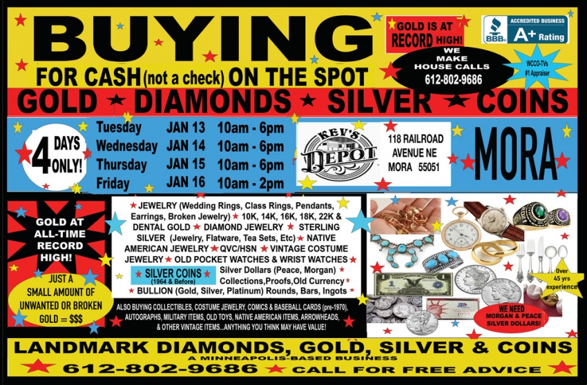 Landmark Diamonds, Gold, Silver & Coins