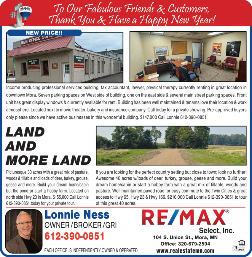 Lonnie Ness - Re/Max Select