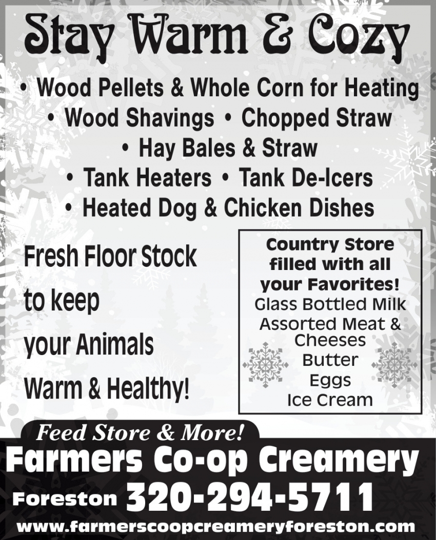 Farmers Co-op Creamery - Foreston