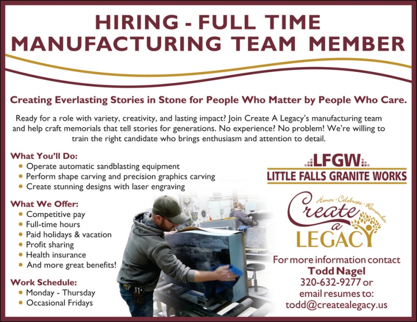 Little Falls Granite Work 