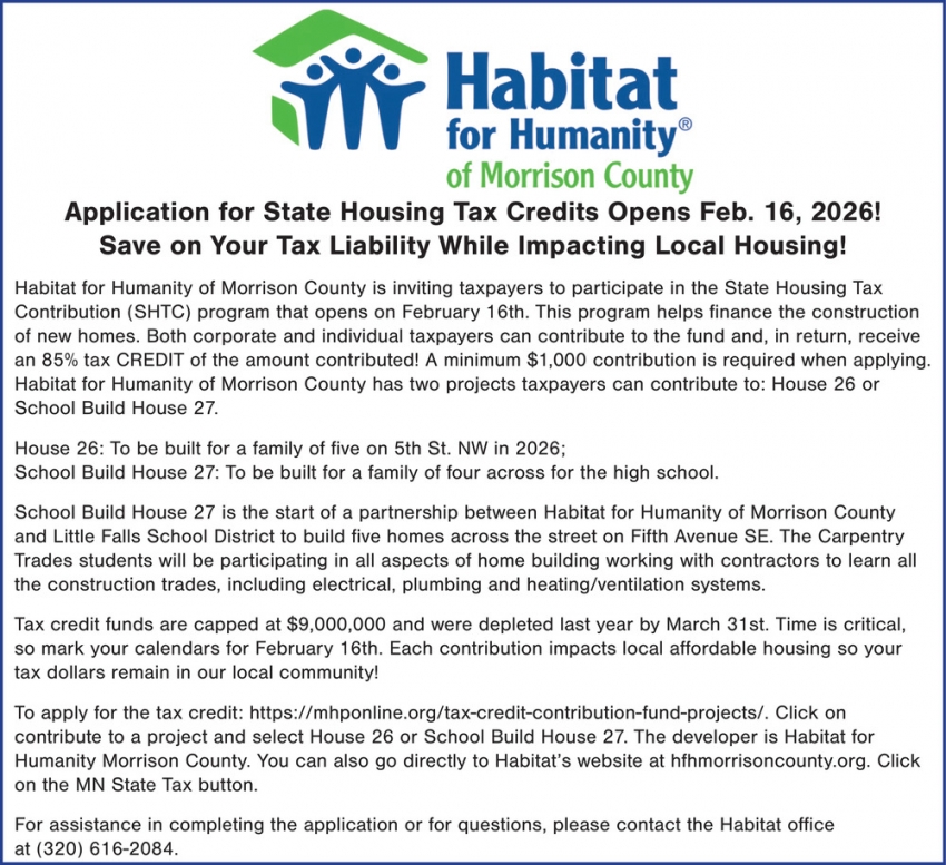 Habitat For Humanity of Morrison County