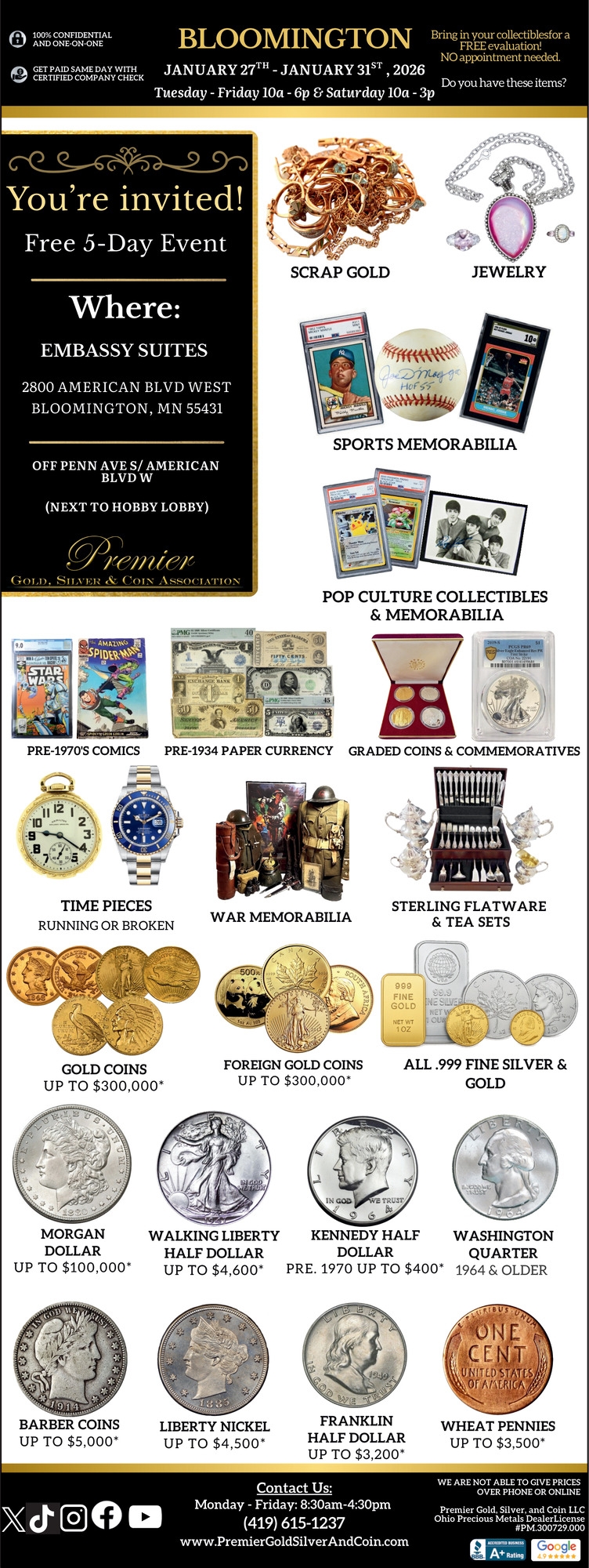 Premier Gold Silver And Coin