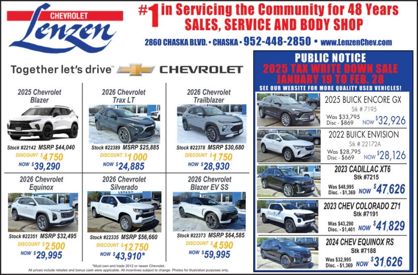 Lenzen Chevrolet Buick, Inc