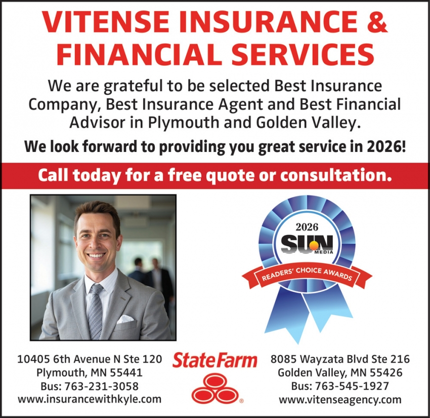 State Farm - Vitense Insurance & Financial Services