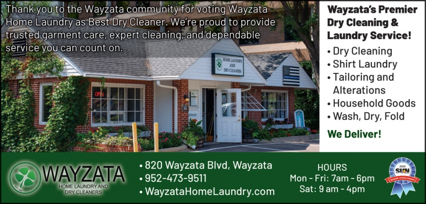 Wayzata Home Laundry and Dry Cleaners