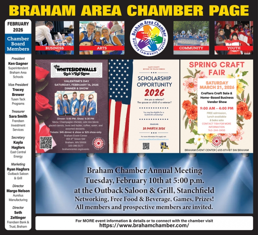 Braham Area Chamber