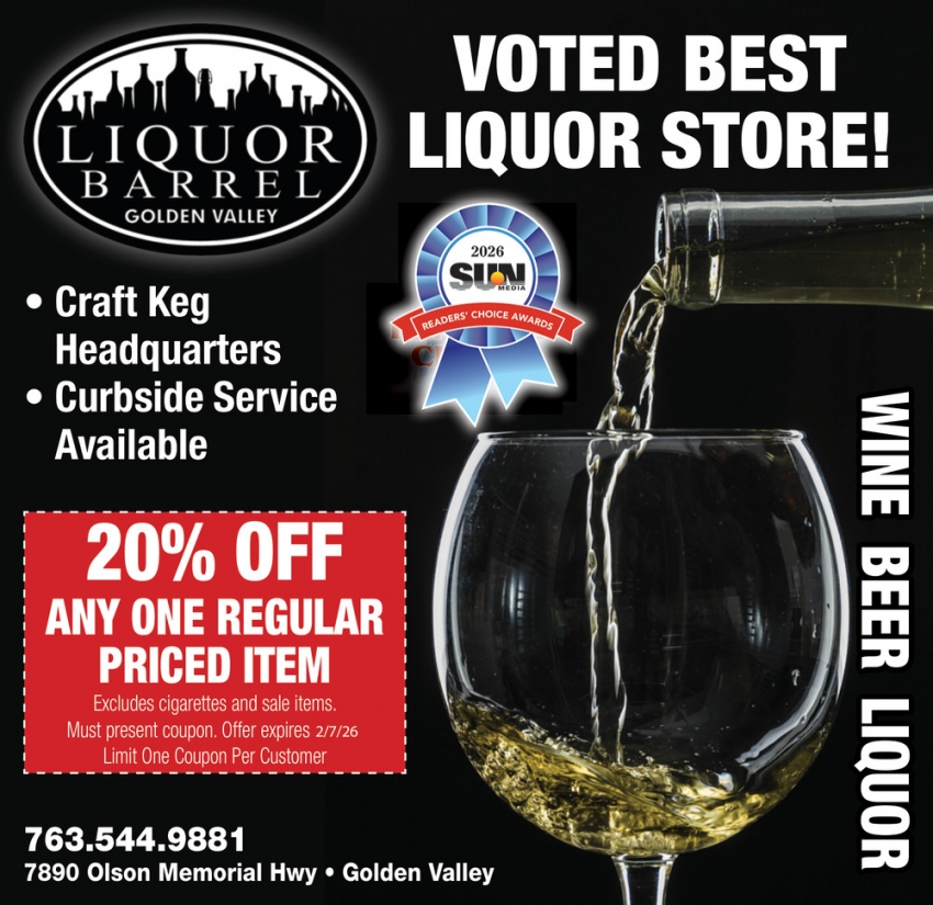 Liquor Barrel Golden Valley