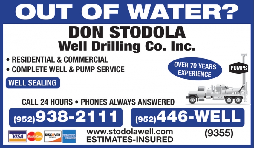 Don Stodola Well Drilling CO. INC.