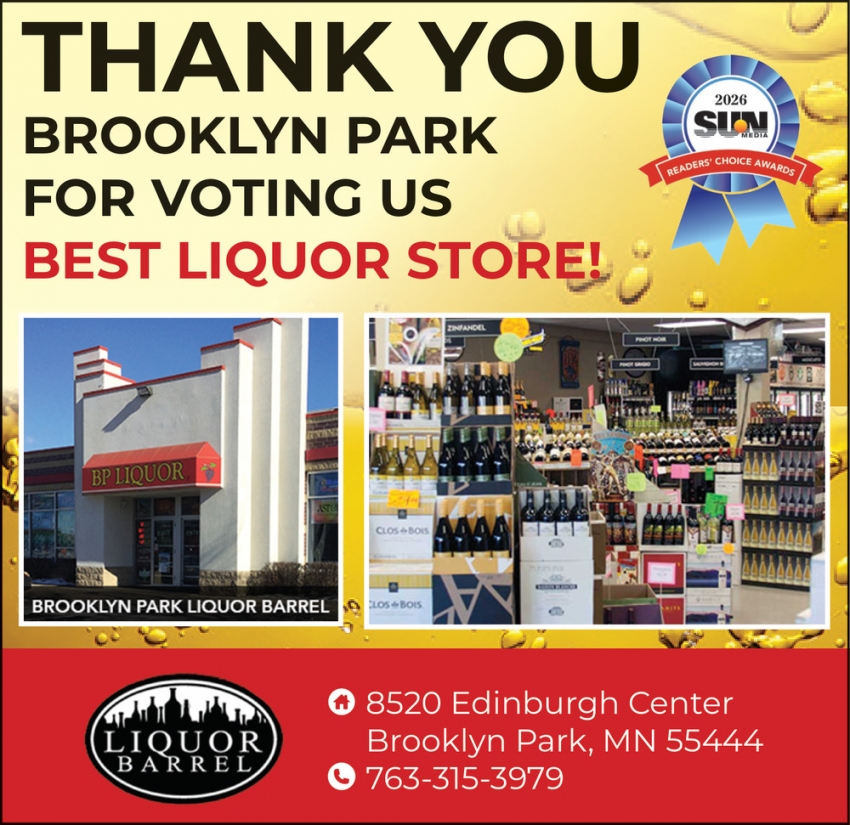 Brooklyn Park Liquor Barrel