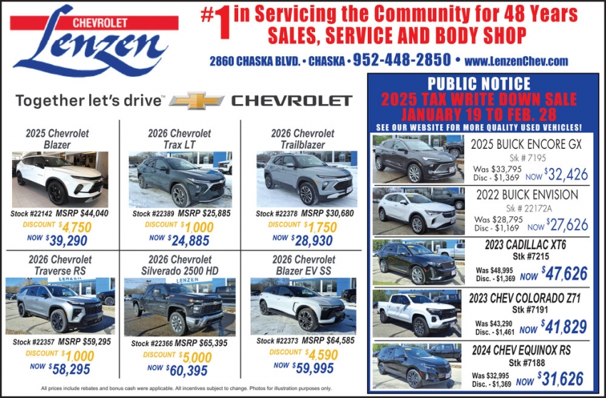 Lenzen Chevrolet Buick, Inc