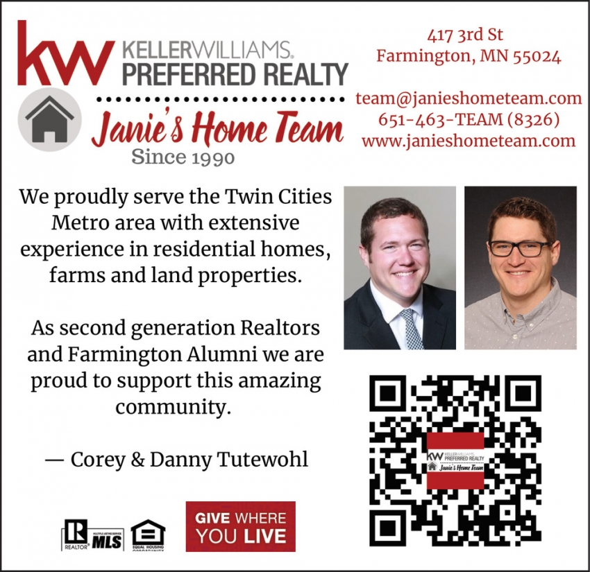 Keller Williams Preferred Realty - Janie's Home Team