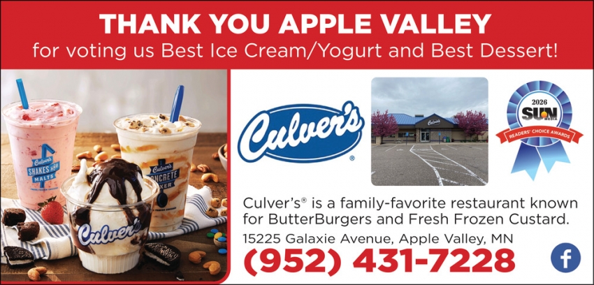 Culver's - Apple Valley
