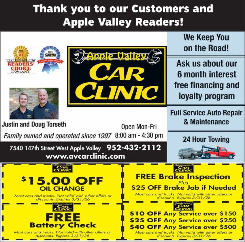 Apple Valley Car Clinic