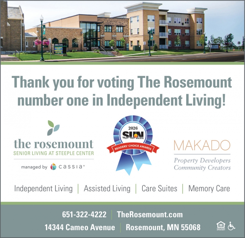 The Rosemount Senior Living at Steeple Center
