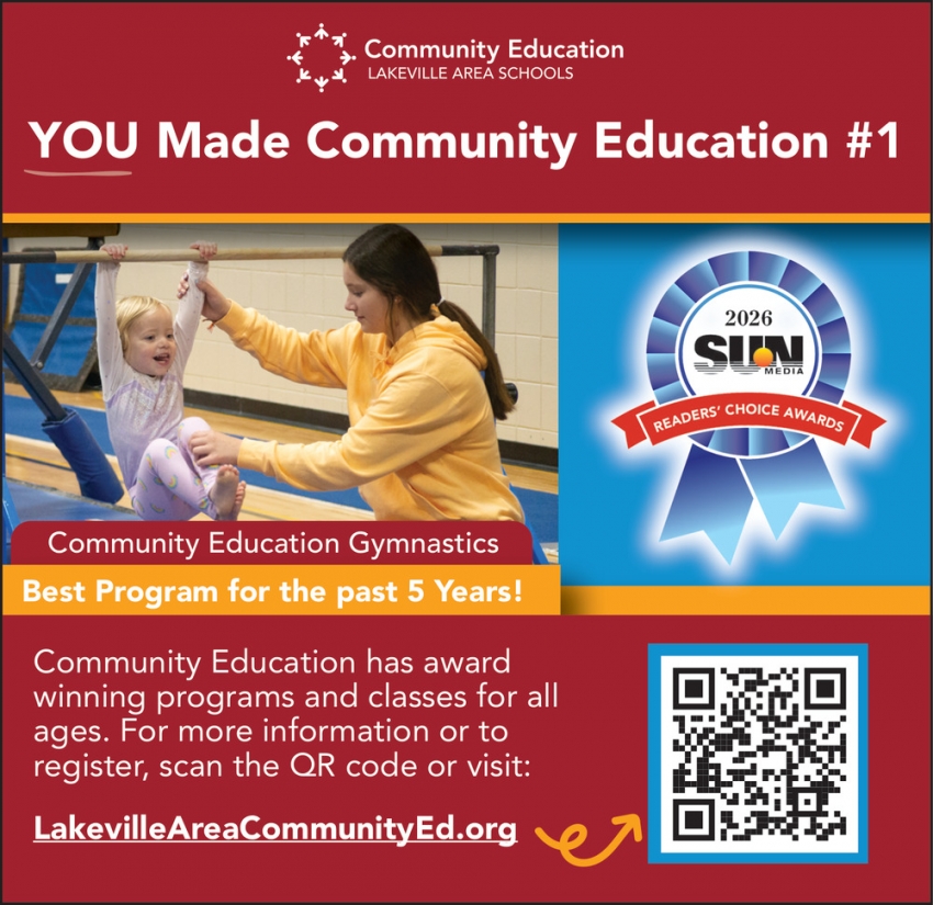 Community Education - District 196 Community Education - Farmington Community Education - Lakeville Area Community Education