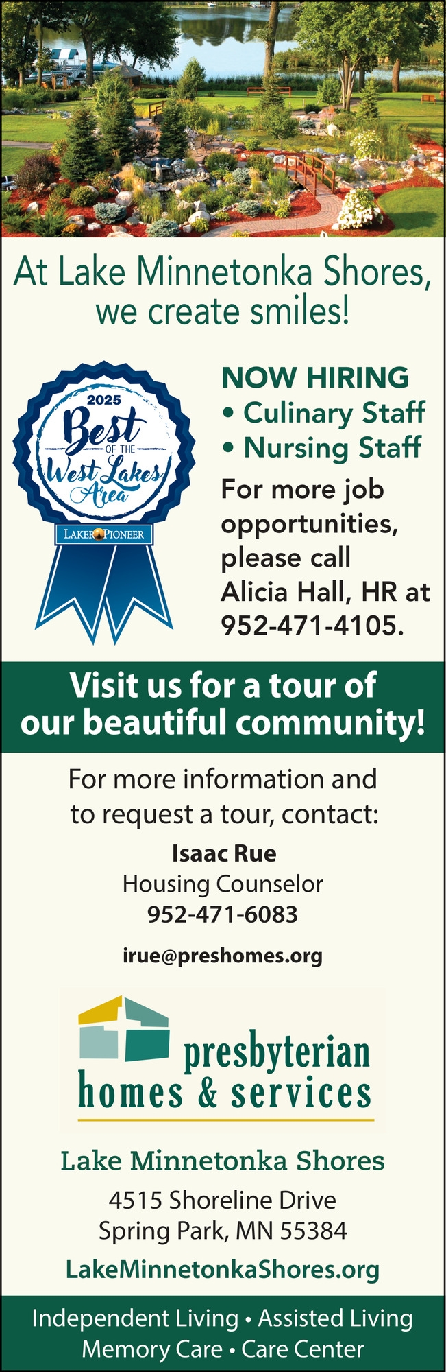 Prebysterian Homes And Services