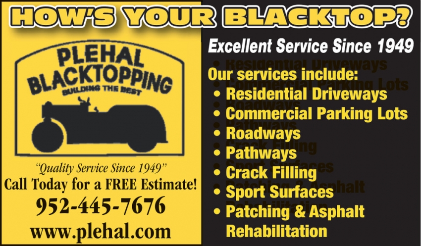 Plehal Blacktopping LLC