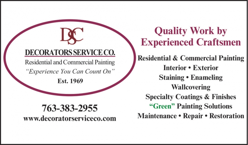 Decorator Service Co.